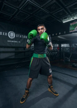 WBC By TITLE Boxing Black Sweat Shorts with Gold Piping β Flags of the World Fleece Training Shorts 9 WBC By TITLE Boxing Black Sweat Shorts with Gold Piping β Flags of the World Fleece Training Shorts -Title Boxing Store WBCTTSBKGR 1