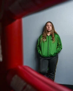 WBC by TITLE Boxing Signature Green and Gold β World Boxing Council Official Full-Zip Warm-Up Suit 17 WBC by TITLE Boxing Signature Green and Gold β World Boxing Council Official Full-Zip Warm-Up Suit -Title Boxing Store WBCWUGNBK 1