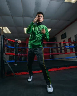 WBC by TITLE Boxing Signature Green and Gold β World Boxing Council Official Full-Zip Warm-Up Suit 20 WBC by TITLE Boxing Signature Green and Gold β World Boxing Council Official Full-Zip Warm-Up Suit -Title Boxing Store WBCWUGRBK 1