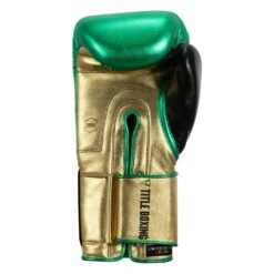 WBC By TITLE Boxing Green Belt Bag Gloves -Title Boxing Store WGBBG GN GD BK 4