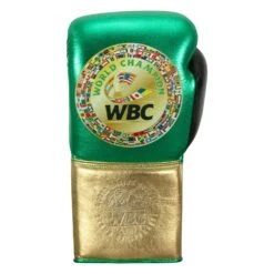 WBC By TITLE Boxing Green Belt Sparring Gloves -Title Boxing Store WGBSG GN GD BK 3