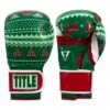 TITLE Boxing Limited Edition "Deck The Halls" Holiday Print Bag Gloves