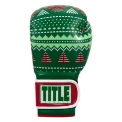 TITLE Boxing Limited Edition "Deck The Halls" Holiday Print Bag Gloves 11 TITLE Boxing Limited Edition "Deck The Halls" Holiday Print Bag Gloves -Title Boxing Store XMASBG GN 3