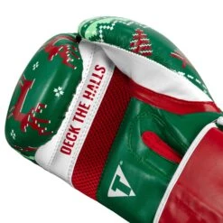 TITLE Boxing Limited Edition "Deck The Halls" Holiday Print Bag Gloves 13 TITLE Boxing Limited Edition "Deck The Halls" Holiday Print Bag Gloves -Title Boxing Store XMASBG GN 5