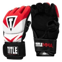 TITLE MMA Command Training Gloves -Title Boxing Store XMCTG RD WH 002