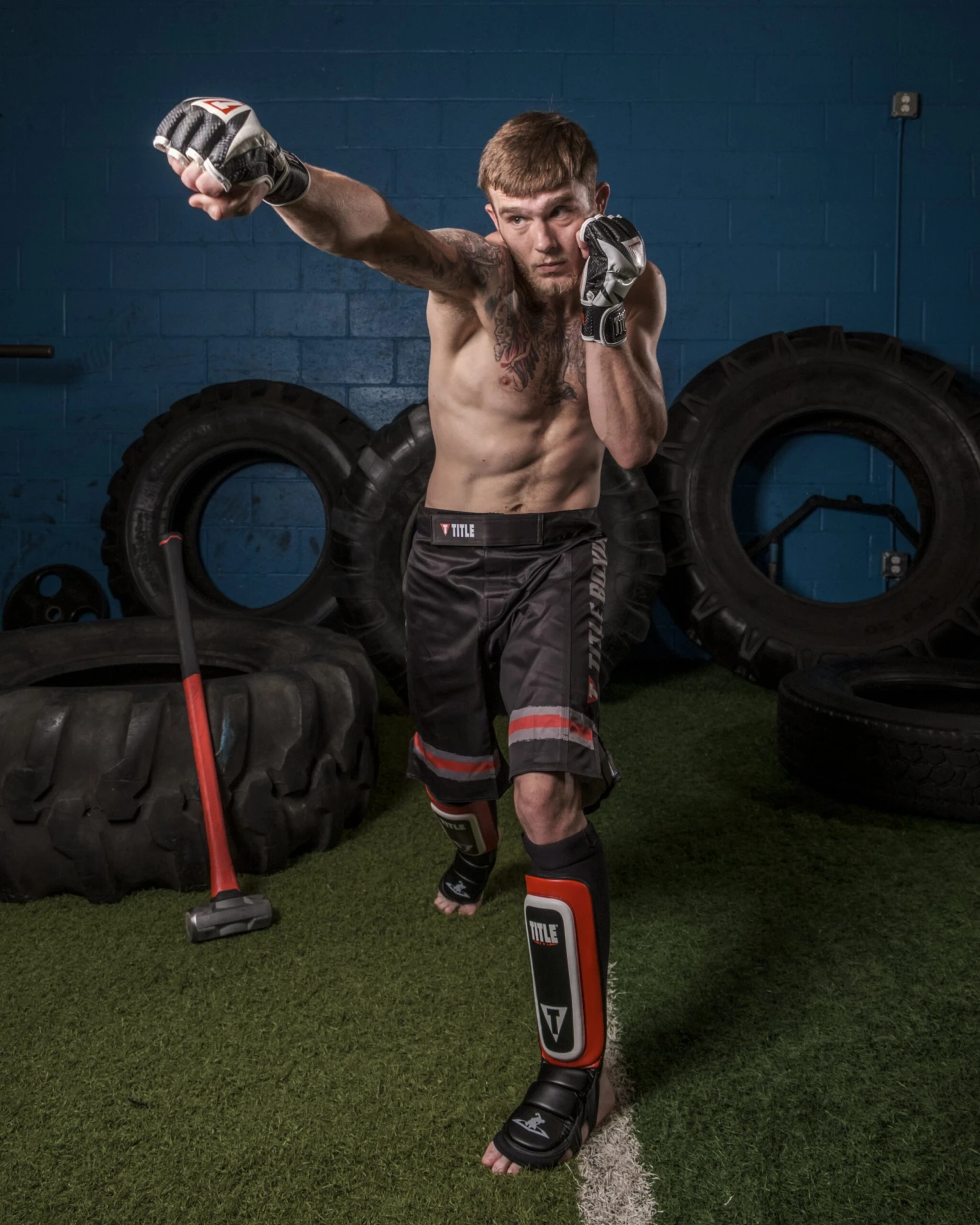 TITLE MMA Shin-N-Instep Pull-On Guards 4 TITLE MMA Shin-N-Instep Pull-On Guards - Image 4