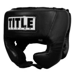 TITLE Boxing USA Boxing Competition Headgear - With Cheeks -Title Boxing Store achx bk 1 1