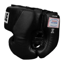 TITLE Boxing USA Boxing Competition Headgear - With Cheeks -Title Boxing Store achx bk 3