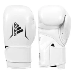 Adidas Speed 175 Leather Training Gloves -Title Boxing Store adisbg175 wh bk 001 2