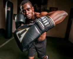 TITLE Boxeo Mexican Leather Lace Training Gloves Quatro -Title Boxing Store batgl4 bk 2 1