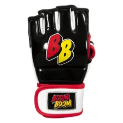 BOOM BOOM Boxing Bomber Youth MMA Gloves 13 BOOM BOOM Boxing Bomber Youth MMA Gloves -Title Boxing Store bbmmgy bk wh rd 03