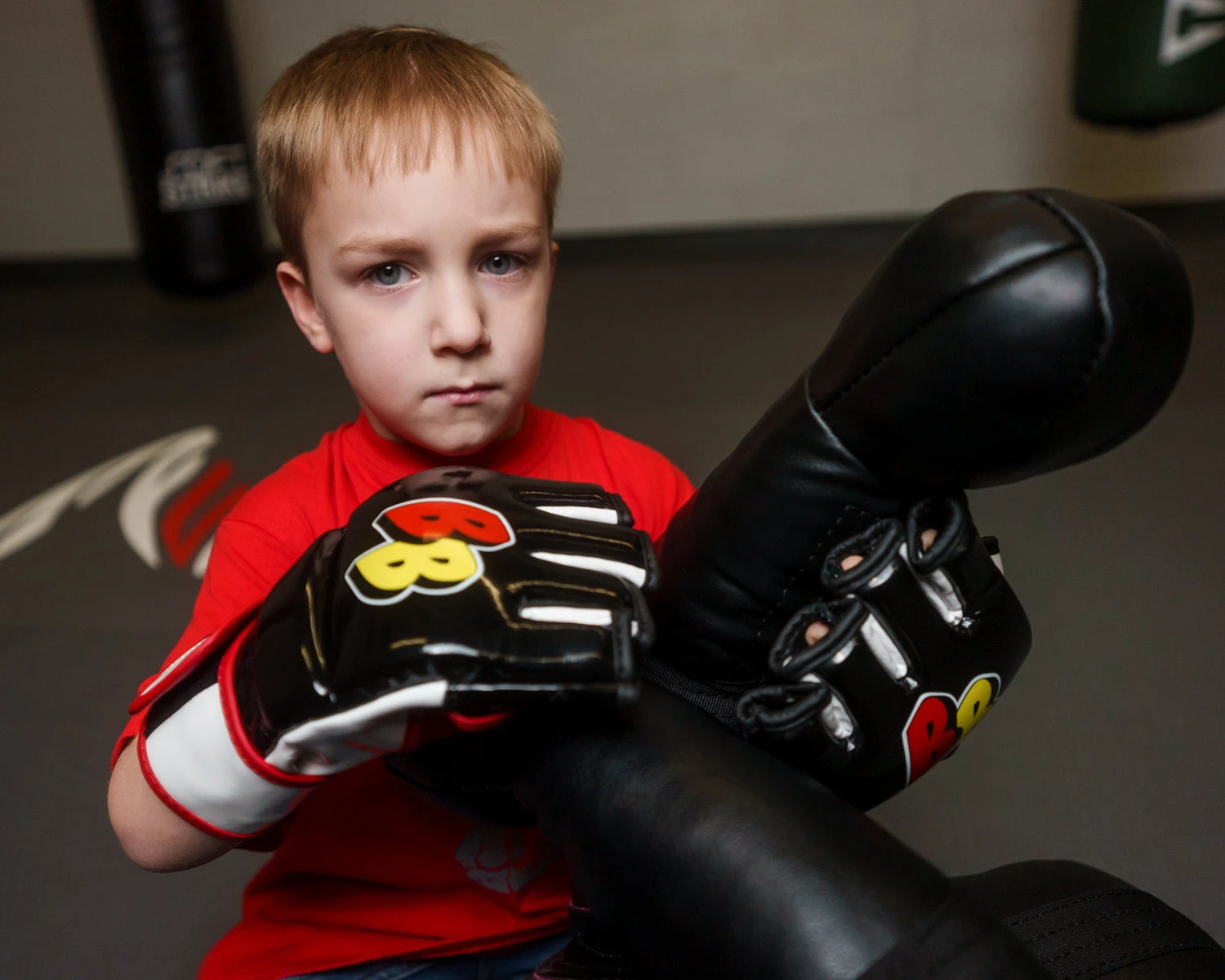 BOOM BOOM Boxing Bomber Youth MMA Gloves 2 BOOM BOOM Boxing Bomber Youth MMA Gloves - Image 2