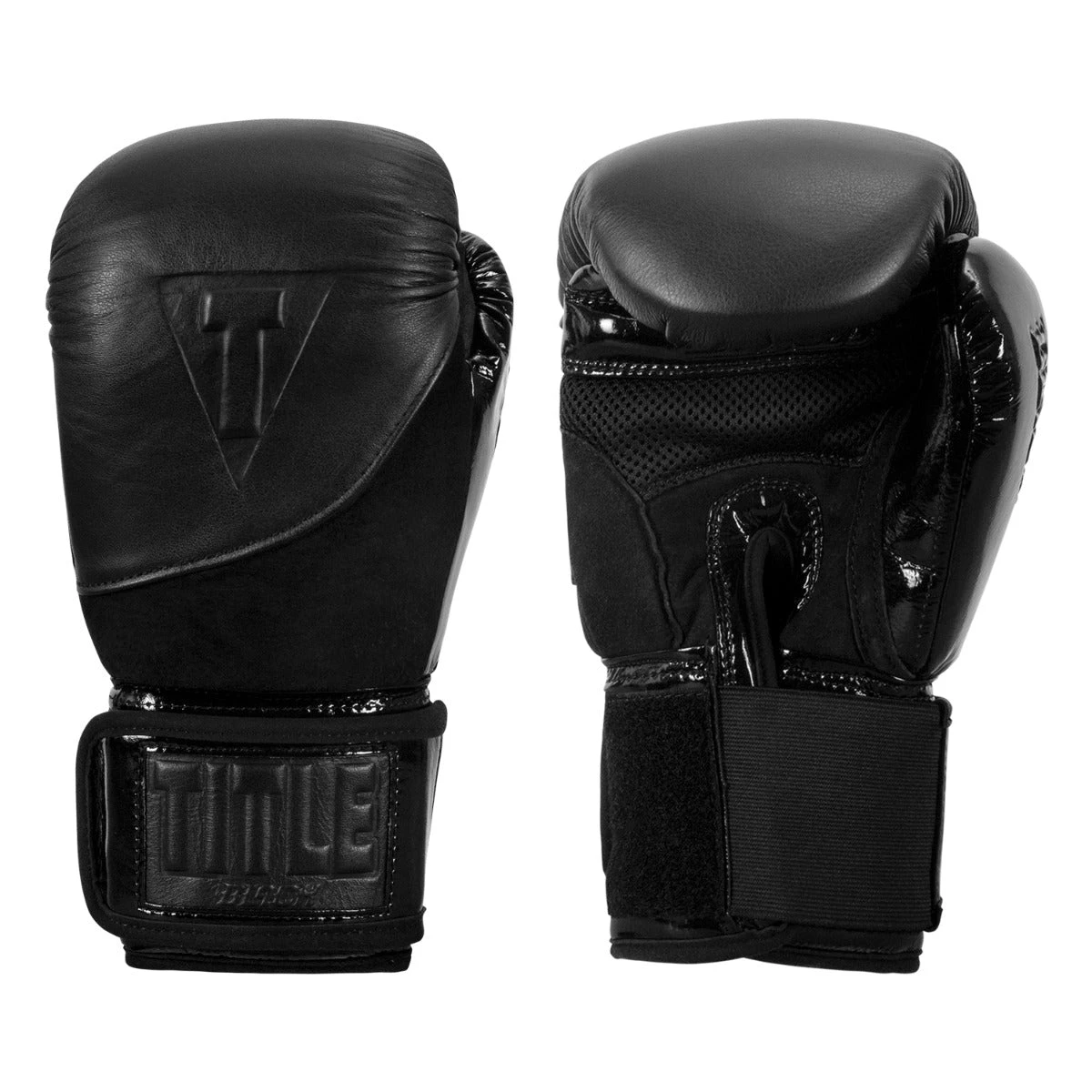TITLE Black Blitz Fit Boxing Gloves 1 TITLE Black Blitz Fit Boxing Gloves