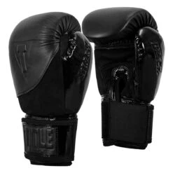 TITLE Black Blitz Fit Boxing Gloves 10 TITLE Black Blitz Fit Boxing Gloves -Title Boxing Store bkbfg 0002