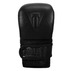 TITLE Black Old School Leather Pro Bag Gloves 10 TITLE Black Old School Leather Pro Bag Gloves -Title Boxing Store bktbg 003