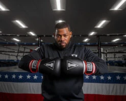 TITLE Boxing Leather Big League Bag Gloves -Title Boxing Store blbg2 bk rd wh 2 2