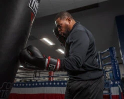 TITLE Boxing Leather Big League Bag Gloves -Title Boxing Store blbg2 bk rd wh 4 2