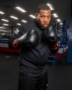 TITLE Boxing Leather Big League Bag Gloves -Title Boxing Store blbg2 bk rd wh 5 1