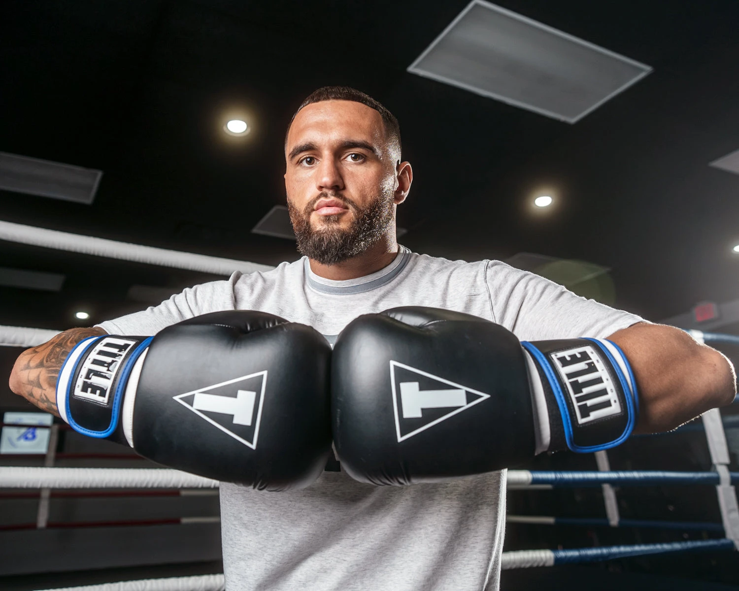 TITLE Boxing Leather Big League Training Gloves 2 TITLE Boxing Leather Big League Training Gloves - Image 2