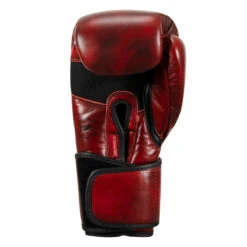TITLE Boxing Blood Red Leather Training Gloves -Title Boxing Store brtg rd 004