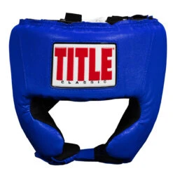 USA Boxing Official Amateur Competition Headgear – Blue with Cheek Protectors & 4-Layer Foam -Title Boxing Store cachx bl 2 1