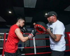 TITLE Boxing Combination Punch Shield -Title Boxing Store cbps rd bk 1