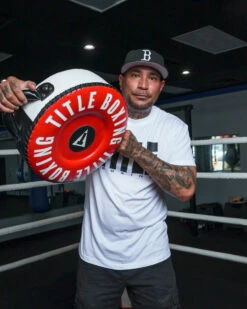 TITLE Boxing Combination Punch Shield -Title Boxing Store cbps rd bk 5
