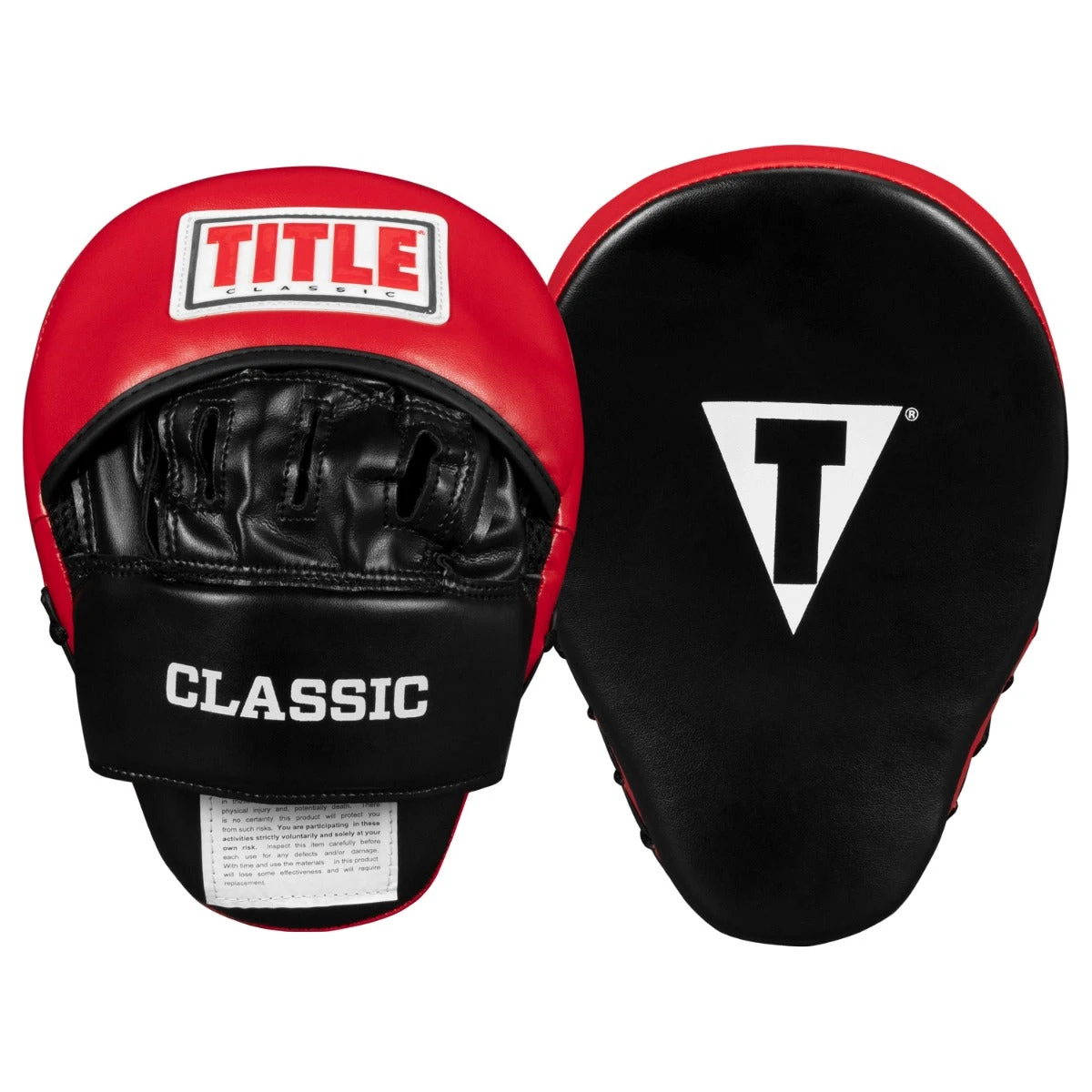 TITLE Classic Charge Pre-Curved Synthetic Leather Punch Mitts - Professional Coaching Focus Mitts 1 TITLE Classic Charge Pre-Curved Synthetic Leather Punch Mitts - Professional Coaching Focus Mitts