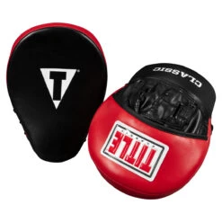 TITLE Classic Charge Pre-Curved Synthetic Leather Punch Mitts - Professional Coaching Focus Mitts 9 TITLE Classic Charge Pre-Curved Synthetic Leather Punch Mitts - Professional Coaching Focus Mitts -Title Boxing Store cchpm 4