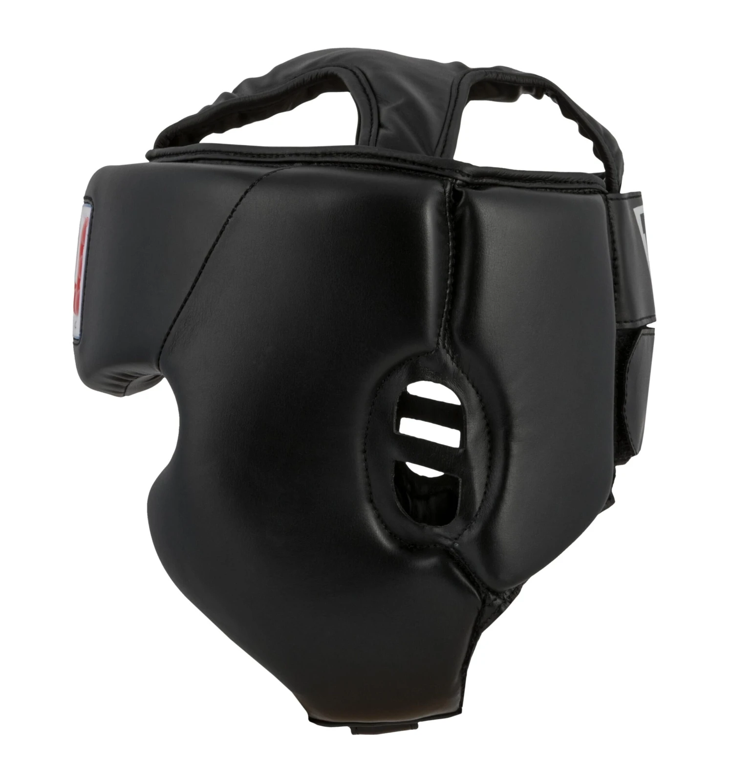 TITLE Boxing Classic Hi-Performance Headgear 2.0 β Black and Red Synthetic Leather Sparring Mask 3 TITLE Boxing Classic Hi-Performance Headgear 2.0 β Black and Red Synthetic Leather Sparring Mask - Image 3