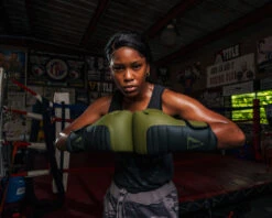 TITLE Boxing Combat Bag Gloves 24 TITLE Boxing Combat Bag Gloves -Title Boxing Store combg gn bk 1 2