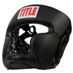 TITLE Classic Full Coverage Training Headgear 2.0 -Title Boxing Store cphgf2 bk 4