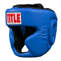 TITLE Classic Full Coverage Training Headgear 2.0 -Title Boxing Store cphgf2 bl bk 1 1