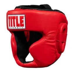 TITLE Classic Full Coverage Training Headgear 2.0 -Title Boxing Store cphgf2 rd bk 1 1