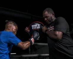 Title Boxing Classic Round Punch Shield V2 – Lightweight 14” High-Impact Coaching Target -Title Boxing Store cpsh2 rdbk