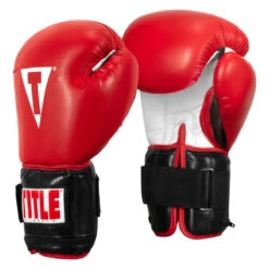 TITLE Classic Power Weight Bag Gloves -Title Boxing Store cpwbg rd bk 02 18