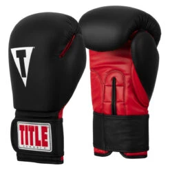 TITLE Classic Fitness Boxing Gloves 21 TITLE Classic Fitness Boxing Gloves -Title Boxing Store crbg bk rd 02