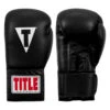 TITLE Boxing Black and White Classic 2.0 – Durable Synthetic Leather Super Bag Gloves