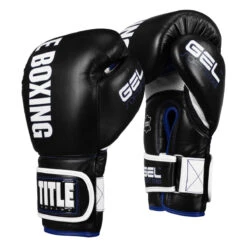 TITLE Boxing Gel Soft Strike Bag Gloves 23 TITLE Boxing Gel Soft Strike Bag Gloves -Title Boxing Store cssgbg1 bk bl 02