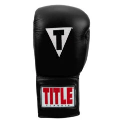 TITLE Classic Leather Lace Training Gloves 2.0 -Title Boxing Store ctsgl2 bk 03