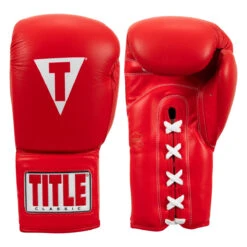 TITLE Classic Leather Lace Training Gloves 2.0 -Title Boxing Store ctsgl2 rd 01