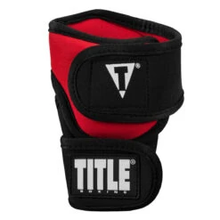 TITLE Boxing Deluxe Weighted Gloves 2.0 - Black Neoprene High-Speed Conditioning Training Gloves -Title Boxing Store dwh2 3 bk rd 3 1
