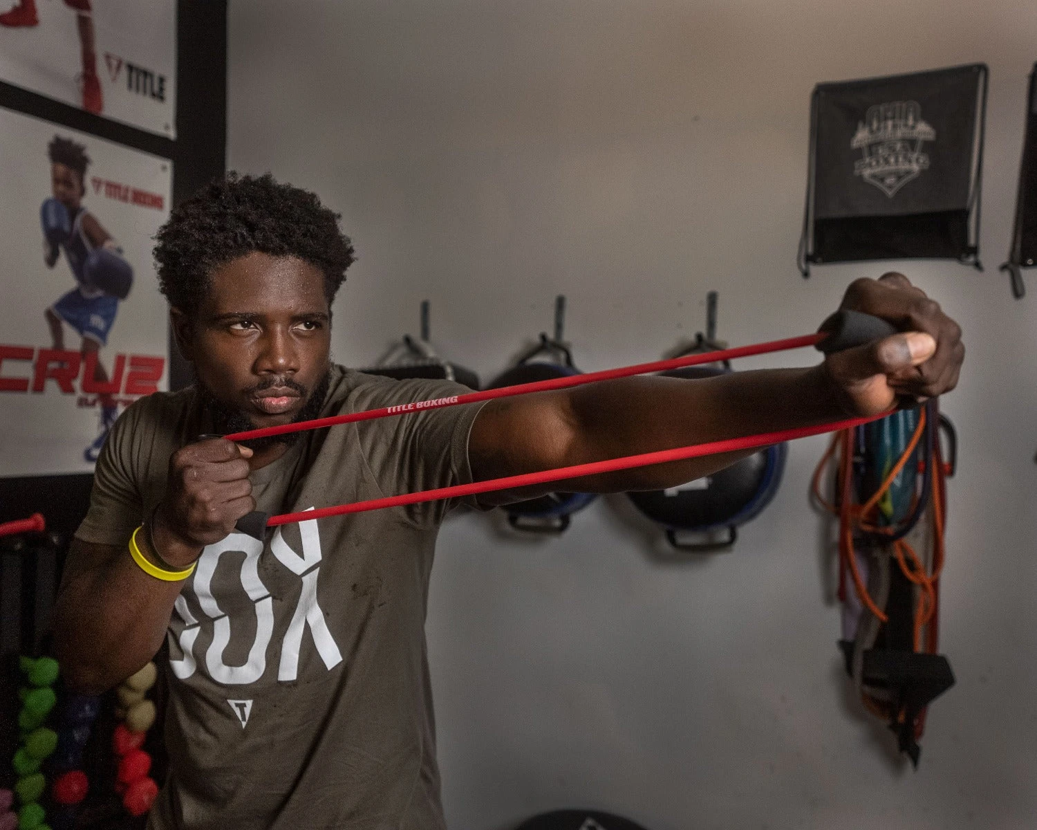 TITLE Boxing Elliptical Resistance Bands Set 2 TITLE Boxing Elliptical Resistance Bands Set - Image 2