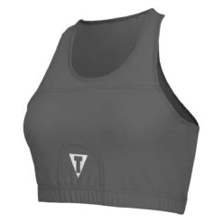TITLE Boxing Black Ascent Pro Compression Sports Bra – Protective High-Support Training Top -Title Boxing Store fcsb gr 1 2