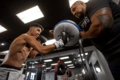 Fighting Sports Genuine Leather Circular Punch Shield – Professional Coaching Power Pad -Title Boxing Store flps2 5