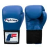 Fighting USA Boxing Competition Gloves – Red/White Leather Elastic Wrist Amateur Gloves