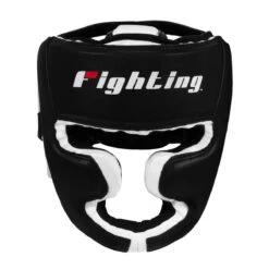 Fighting S2 GEL Power Full Training Headgear -Title Boxing Store fspghgf bk wh 2 2