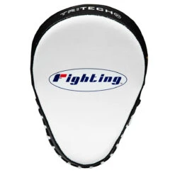 Fighting Tri-Tech Curved Mitts -Title Boxing Store fsppm wh bk 2 2