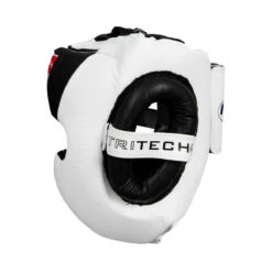 Fighting Tri-Tech Training Headgear -Title Boxing Store fspthg wh bk 3