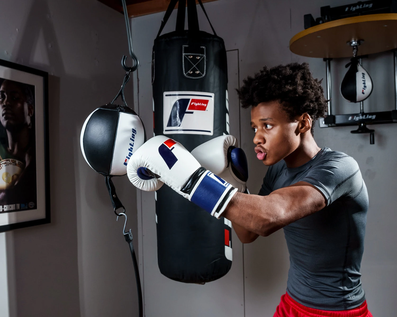 Fighting Force Leather Bag Gloves 15 Fighting Force Leather Bag Gloves - Image 15